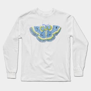 Watercolor Moth- lotaphora admirabilis Long Sleeve T-Shirt